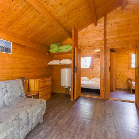 Chalet 5 persons - Wooden Chalet Nature Confort 38m² with Clim (S ) 4 pers