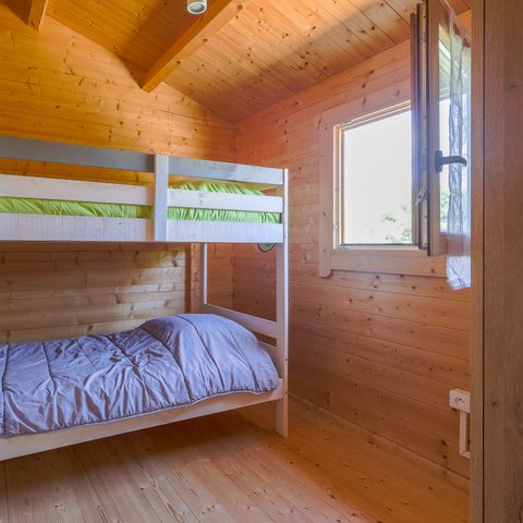 Chalet 4 persons - Chalet Nature Confort 25 m² with air-conditioning (M) sleeps 4
