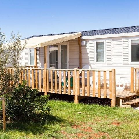 Mobilheim 4 Personen - Mobilheim | Comfort | 2 Zi. | 4 Pers. | Erhöhte Terrasse | Klim.