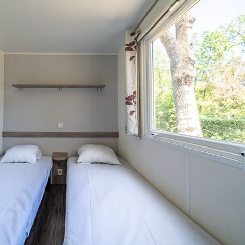 MOBILHOME 6 personas - Confort | 2 Dormitorios | 4/6 Pers | Terraza elevada | Aire acondicionado