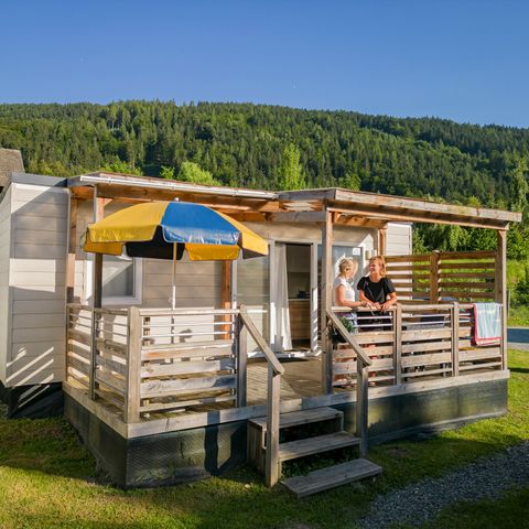MOBILHOME 6 personas - | Comfort XL | 2 Dormitorios | 4/6 Pers. | Terraza elevada | Aire acondicionado | TV