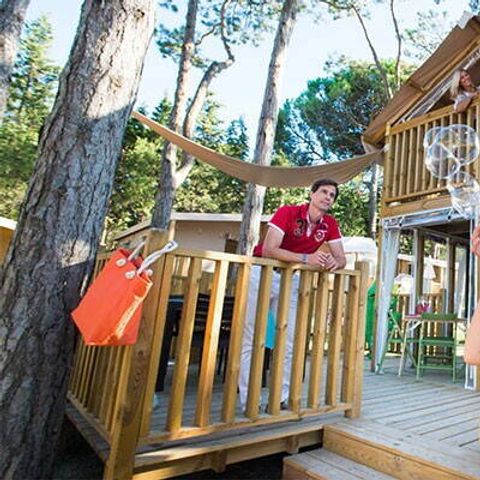 LODGE 4 Personen - Lodge | 2 Schlafz. | 4 Pers. | Nicht überdachte Hochterrasse