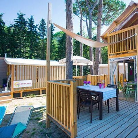 LODGE 4 personen - Lodge | 2 slaapkamers | 4 pers. | Overdekt verhoogd terras