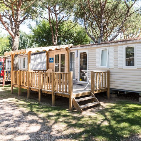 Mobilheim 6 personen - Comfort | 3 Zi. | 6 Pers. | Erhöhte Terrasse | Clim.