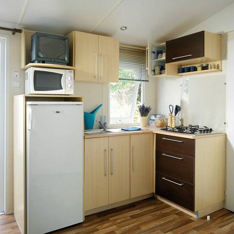 MOBILHOME 6 personnes - Mobil-home | Classic | 3 Ch. | 6 Pers. | Terrasse surélévée non couverte | Clim.