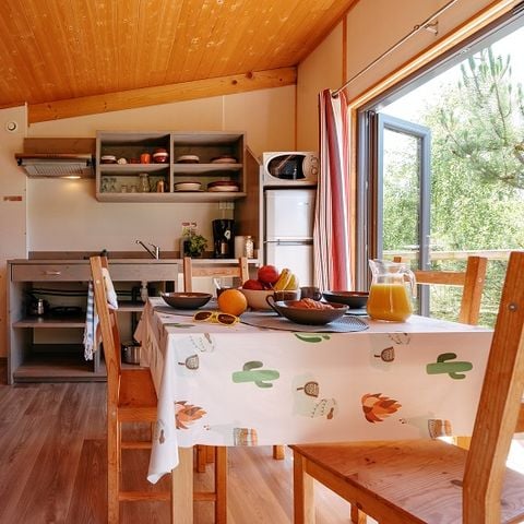 MOBILHOME 4 personnes - Cottage sur pilotis PREMIUM - 2 chambres