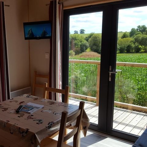 Mobilheim 5 Personen - Cottage auf Stelzen PREMIUM - 2 Zimmer