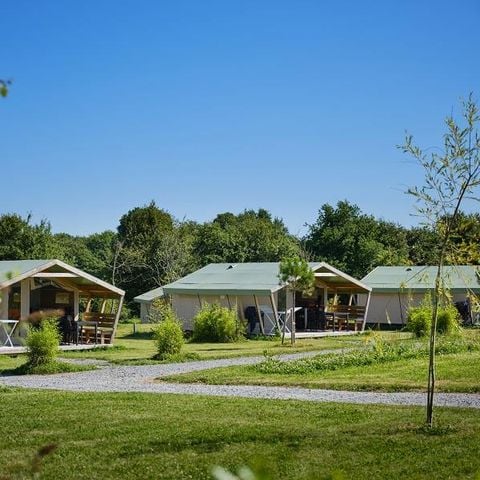 Tente en toile et en bois 5 personnes - Safari Confort