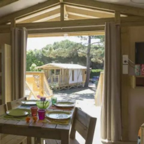 TENDA IN TELA E LEGNO 6 persone - Capanna Cabane