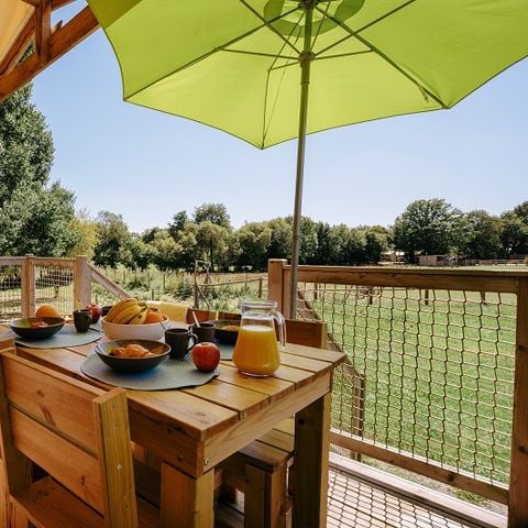 Safarizelt 5 personen - Hütte Lodge Premium - 2 Zimmer