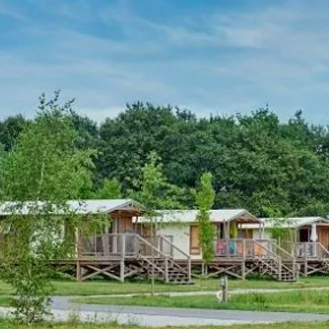 TENDA IN TELA E LEGNO 6 persone - Cabane Lodge Premium - 2 camere da letto