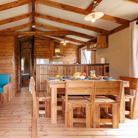 Stacaravan 5 personen - Cabane Lodge VIP - 2 slaapkamers