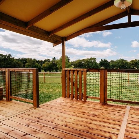 Stacaravan 5 personen - Cabane Lodge VIP - 2 slaapkamers