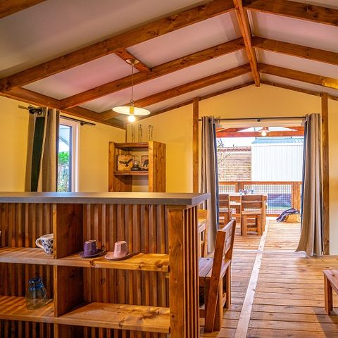 CASA MOBILE 5 persone - Cabane Lodge VIP - 2 camere da letto