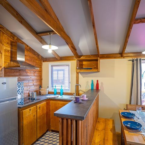 Mobile home 5 persons - Cabane Lodge VIP - 2 bedrooms
