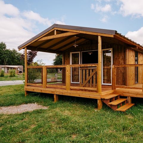 Mobilheim 5 Personen - Hütte Lodge VIP - 2 Schlafzimmer