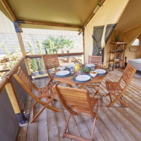 SafariZelt 5 Personen - Ecolodge BALI ohne Sanitäranlagen und Wasseranschluss