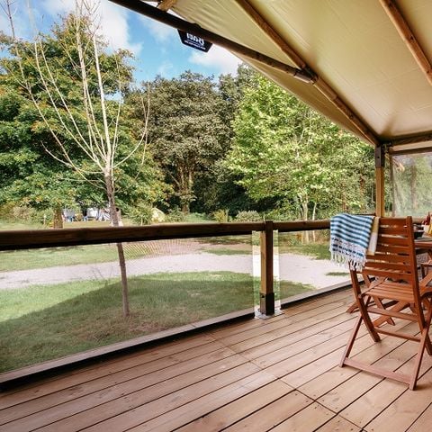 Safaritent 5 personen - BALI Ecolodge zonder sanitair of watervoorziening