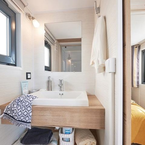 Mobilheim 4 Personen - Tiny House - 2 Schlafzimmer