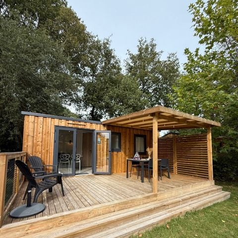 Stacaravan 4 personen - hut met 2 slaapkamers