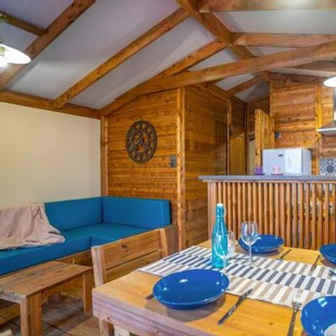 Mobilhome 5 personas - Cabane Lodge VIP 3 Habitaciones