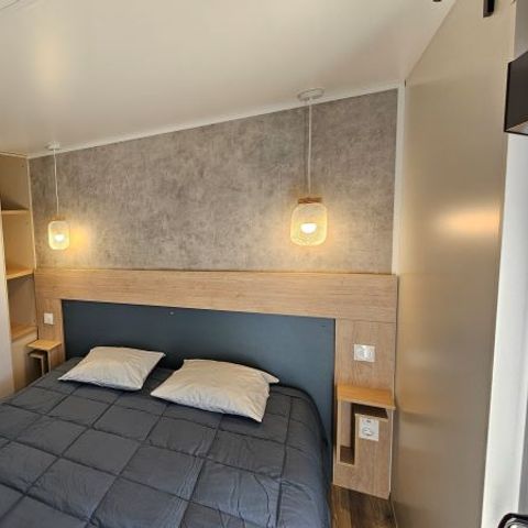 MOBILHOME 4 personnes - ELEGANCE 40m²  (2 chambres - 2 SDB - Climatisation) terrasse semi-couverte 27m² - Nouveauté 2024