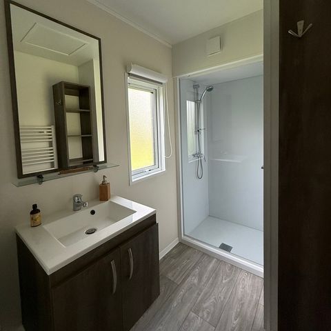 Mobile home 4 persons - SWEET HOME 40m² (2 bedrooms - 1 bathroom - Air conditioning) semi-covered terrace 27m² New for 2024