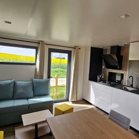 BUNGALOW 6 personnes - ELEGANCE 40m²  (3 chambres - 2 SDB - Climatisation) terrasse 27m² - Nouveauté 2024