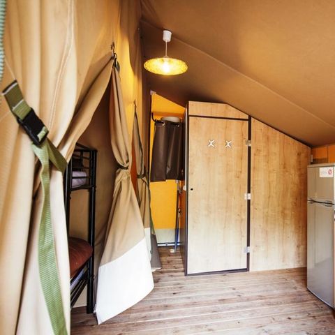 Tente en toile et en bois 6 personnes - LODGE CONFORT Kenya | 6 pers. 2 ch.