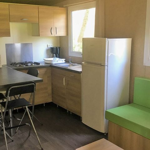 Chalet 7 persons - Chalet VEGA 32m² (2 bedrooms), sofa bed in the living room