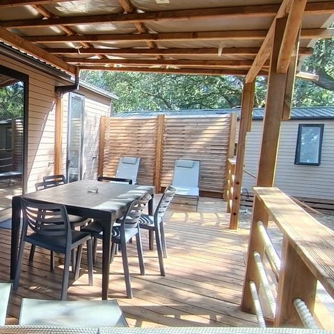 Stacaravan 5 personen - Vakantiehuis ESTELLO 33m² (2 kamers)