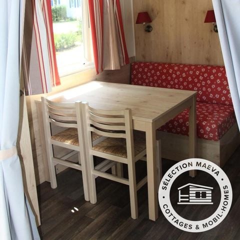 AUßERGEWÖHNLICHE UNTERKUNFT 4 Personen - 3-Zimmer-Wohnwagen 4 Personen + TV