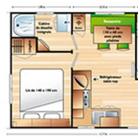 MOBILHOME 4 personnes - TY KER