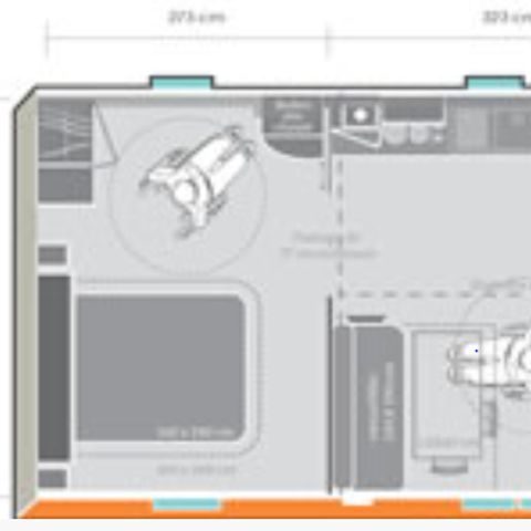CASA MOBILE 6 persone - Casa mobile PMR Ty Lok 3 Camere 4/6 Persone + TV