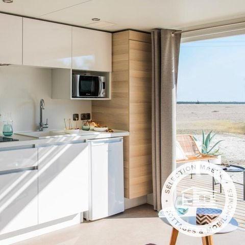 Mobilheim 2 Personen - Mobil Home Ty Latz Lac 2 Zimmer 2 Personen + TV