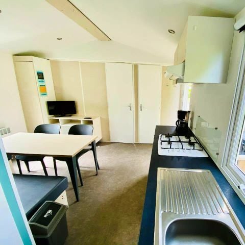 MOBILHOME 5 personnes - Mobil Home Ty Breizh 3 Pièces 5 Personnes + TV