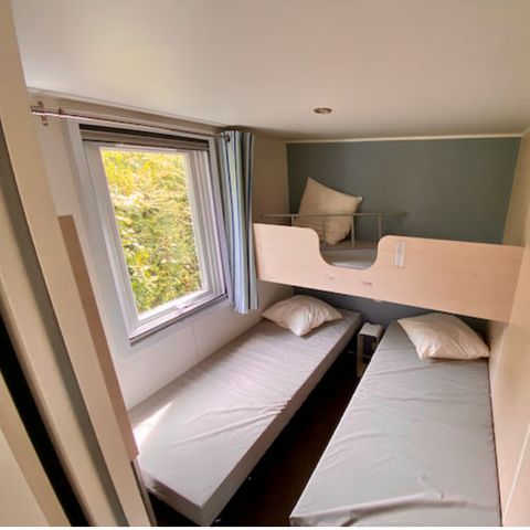 Stacaravan 5 personen - Stacaravan Ty Breizh 3 Kamers 5 Personen + TV
