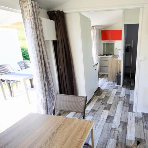 Stacaravan 3 personen - Stacaravan Ty Ker Solo 2 Kamers 2/3 Personen + TV