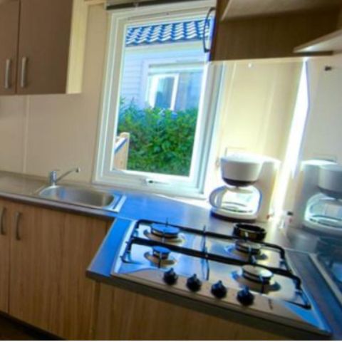 Stacaravan 6 personen - Stacaravan Ty Bihan 4 Kamers 6 Personen + TV