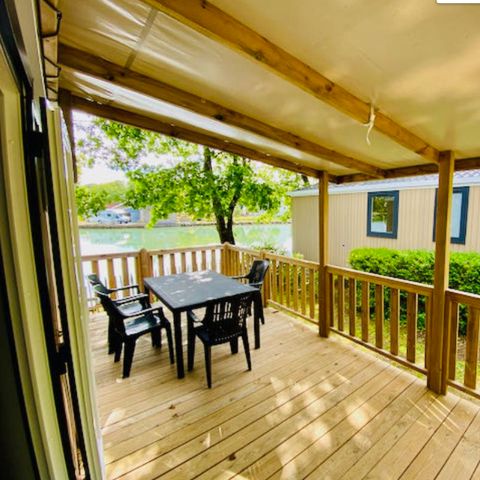 MOBILHOME 6 personas - Mobile Home Ty Heol 3 Habitaciones 4/6 Personas Aire Acondicionado + TV