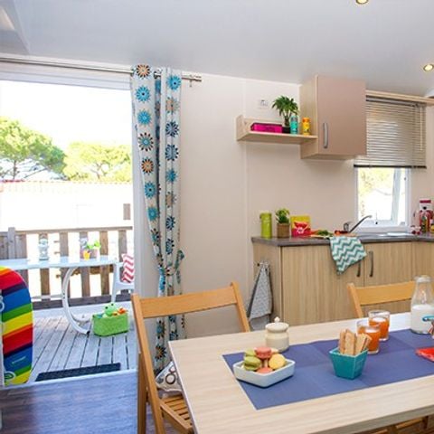 MOBILE HOME 6 people - Classic | 2 Bedrooms | 4/6 Pers. | Uncovered raised terrace
