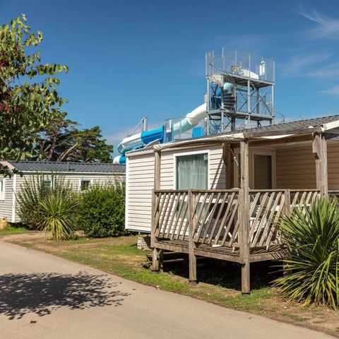 Stacaravan 6 personen - Stacaravan | Comfort | 2 Slaapkamers | 4/6 Personen | Enkel terras | Airconditioning | TV