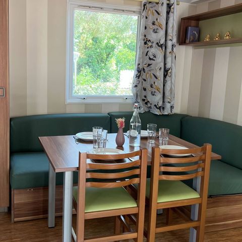 Stacaravan 4 personen - Mobile-home | Comfort | 2 Slaapkamers | 4 Pers. | Overdekt terras | 1 Badkamer | Air-con.