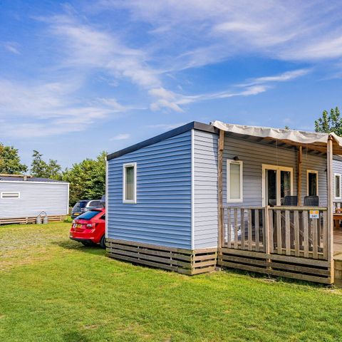 MOBILE HOME 6 people - Mobile-home | Comfort | 3 Bedrooms | 6 Pers. | Covered terrace | 1 Bathroom | Air-con.