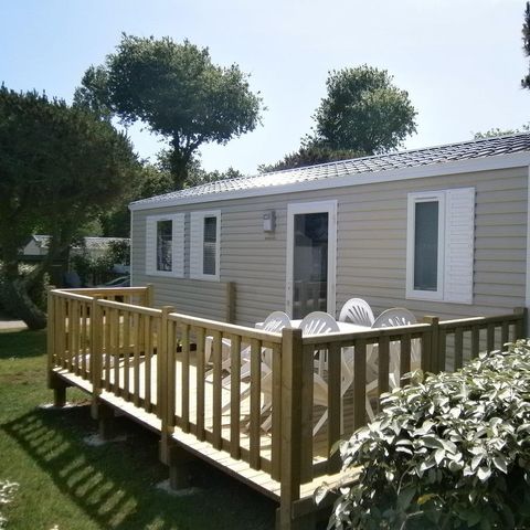 MOBILHOME 6 personnes - 3 chambres - terrasse bois - TV - 6 pers