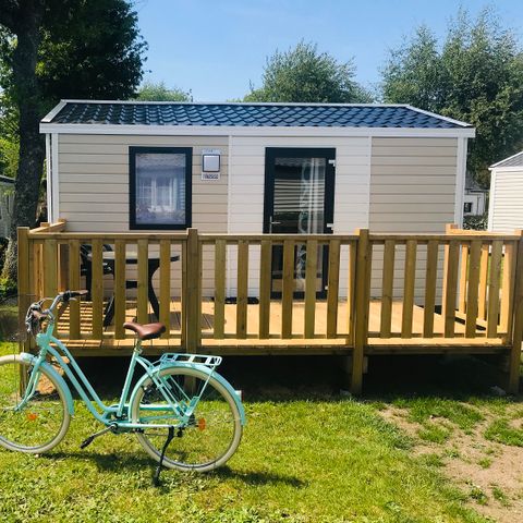 Mobilheim 2 personen - 1 Schlafzimmer - Terrasse - TV