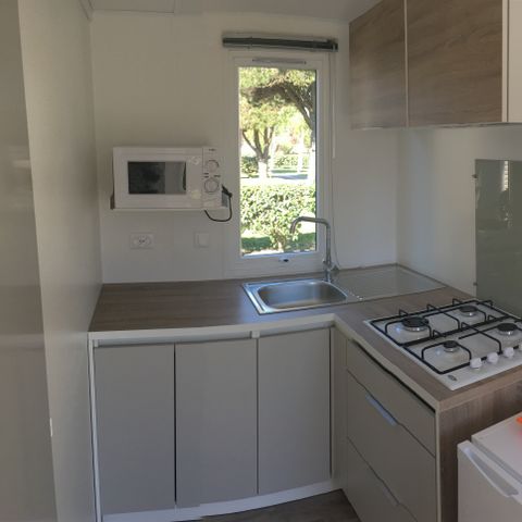 Mobile home 2 persons - 1 bedroom - terrace - TV