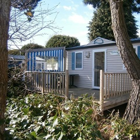 Mobile home 2 persons - 1 bedroom - terrace - TV
