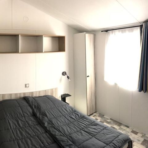 Mobilheim 4 personen - PMR 31m² - 2 Schlafzimmer - überdachte Terrasse (behindertengerecht) - TV