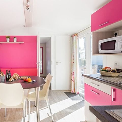 MOBILE HOME 4 people - Comfort XL | 2 Bedrooms | 4 Pers. | Raised terrace | TV